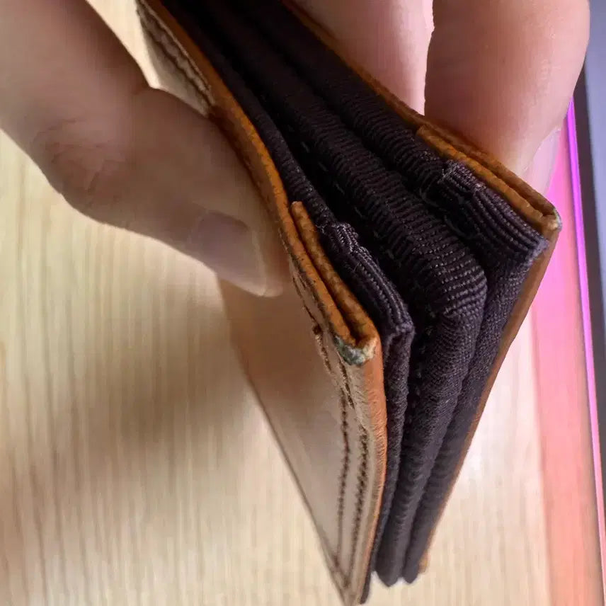 [BUNJANG] Porter Freestyle Card Wallet - Camel / 포터 프리스타일 카드지갑 카멜