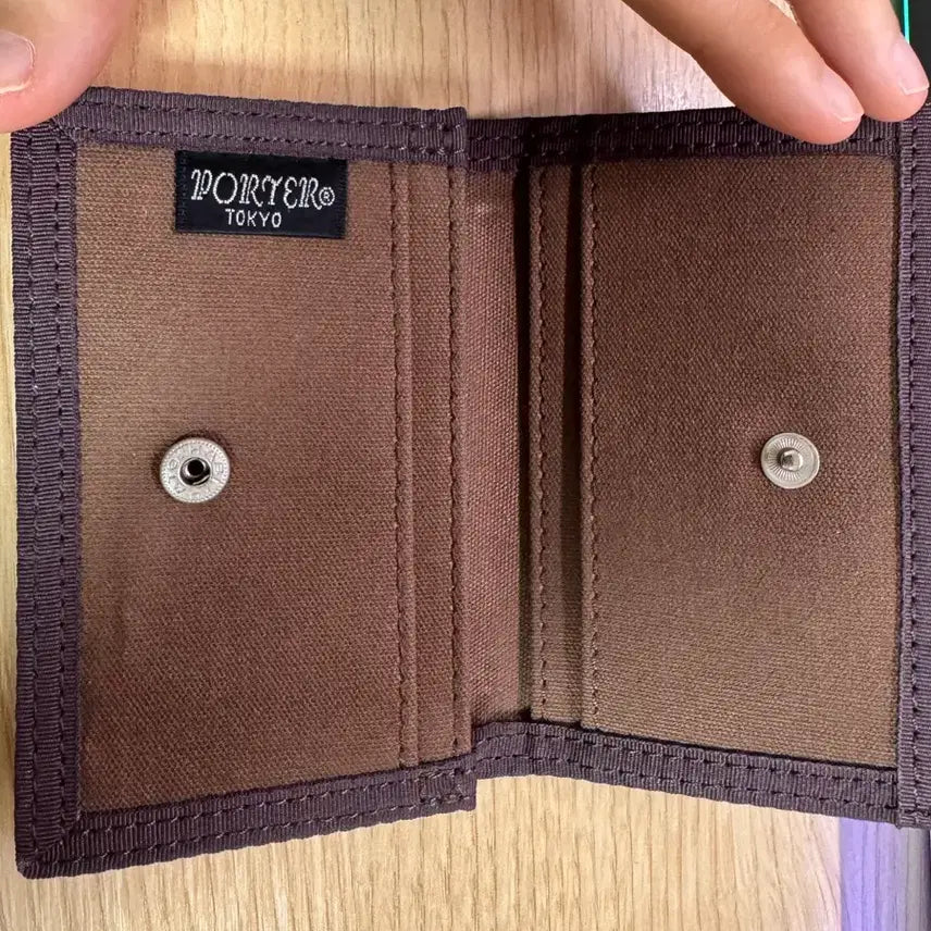 [BUNJANG] Porter Freestyle Card Wallet - Camel / 포터 프리스타일 카드지갑 카멜