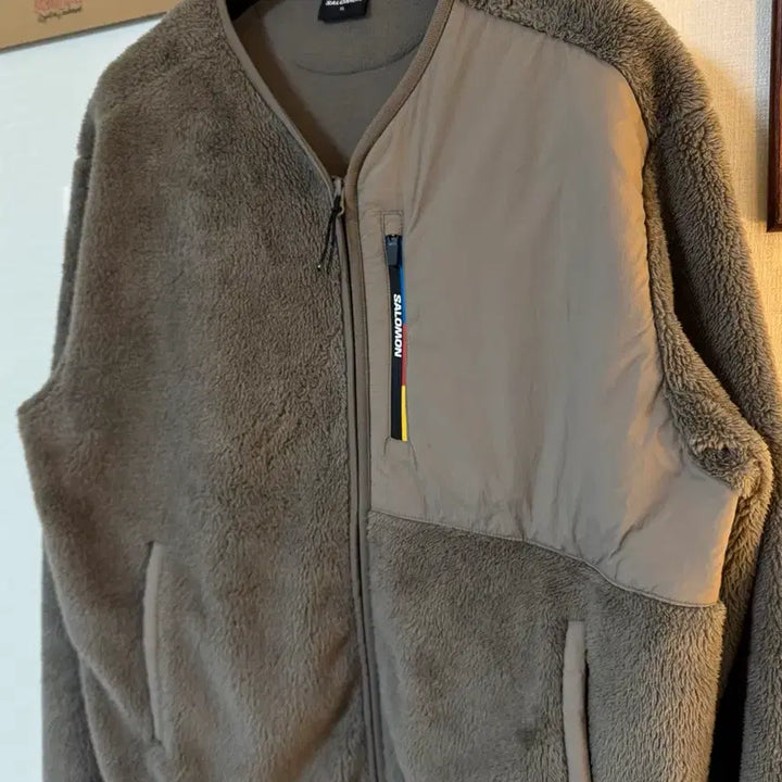 [SOLD OUT] [XL]살로몬 레이스플래그 후리스 가디건 자켓