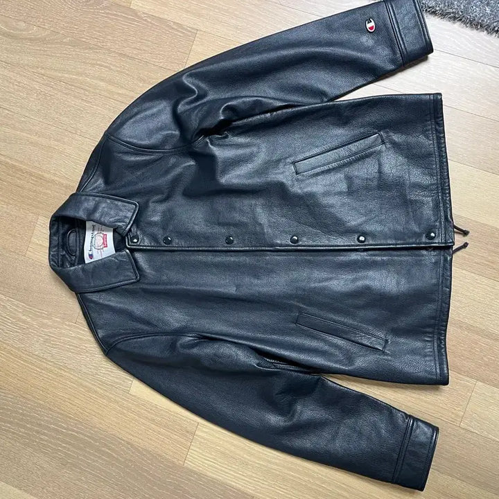 [BUNJANG] Supreme Champion Leather Coach Jacket Navy Small / 슈프림 챔피온 레더 코치 자켓 네이비 스몰