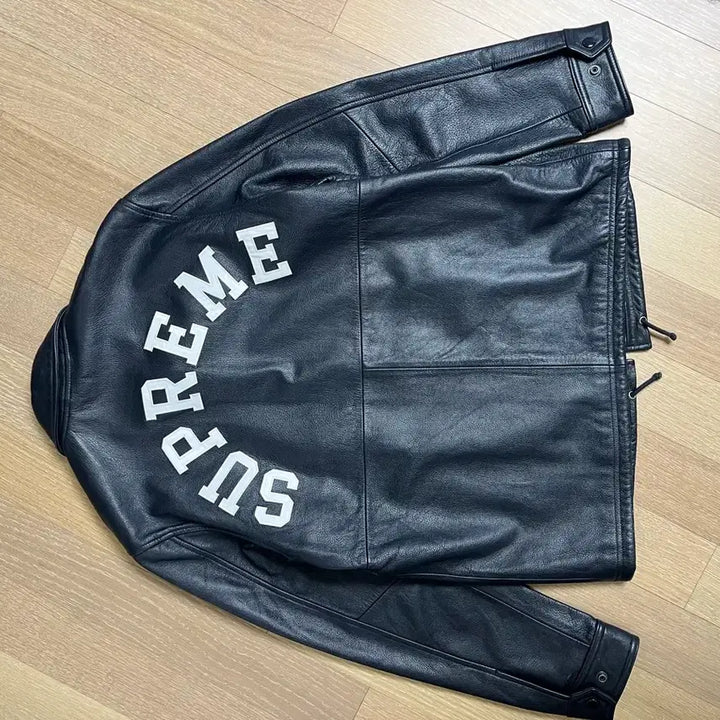 [BUNJANG] Supreme Champion Leather Coach Jacket Navy Small / 슈프림 챔피온 레더 코치 자켓 네이비 스몰