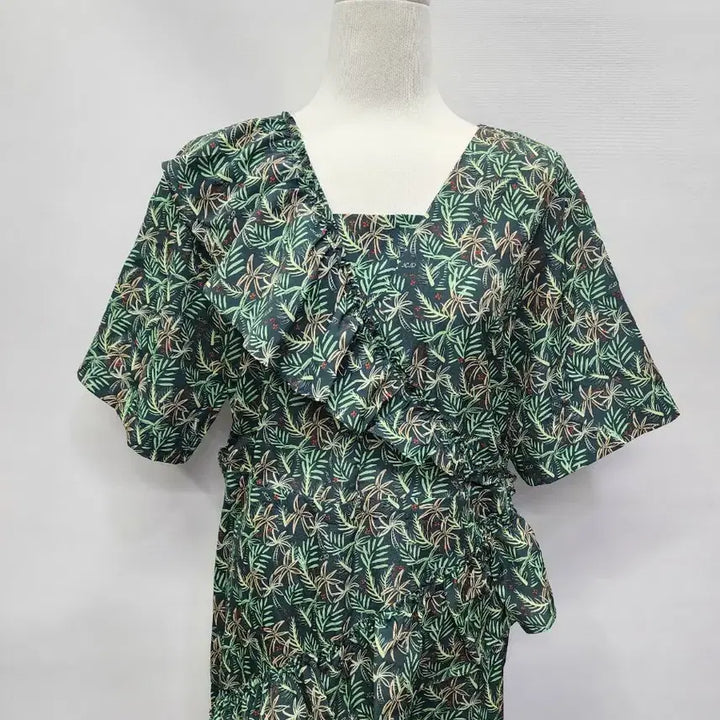 [BUNJANG] Juicy Judy Frill Long Dress / 쥬시쥬디 사선프릴롱원피스55 66