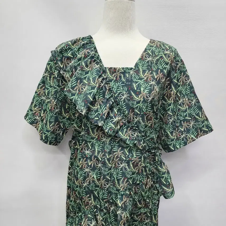 [BUNJANG] Juicy Judy Frill Long Dress / 쥬시쥬디 사선프릴롱원피스55 66
