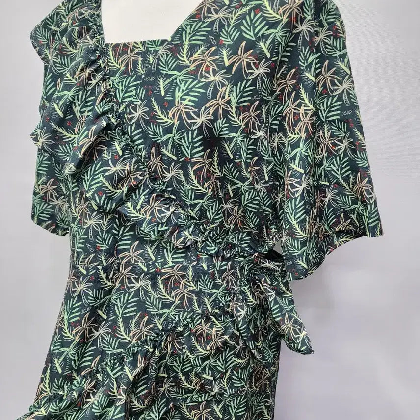 [BUNJANG] Juicy Judy Frill Long Dress / 쥬시쥬디 사선프릴롱원피스55 66