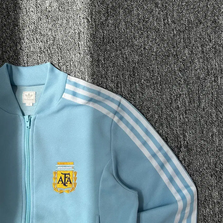 [BUNJANG] Adidas Argentina Sky Blue Track Top Jersey / 아디다스 아르헨티나 스카이블루 트랙탑 져지