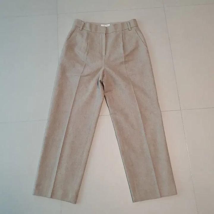 [BUNJANG] SJSJ Wide Wool Slacks Pants / sjsj 와이드 울 슬랙스 바지 64