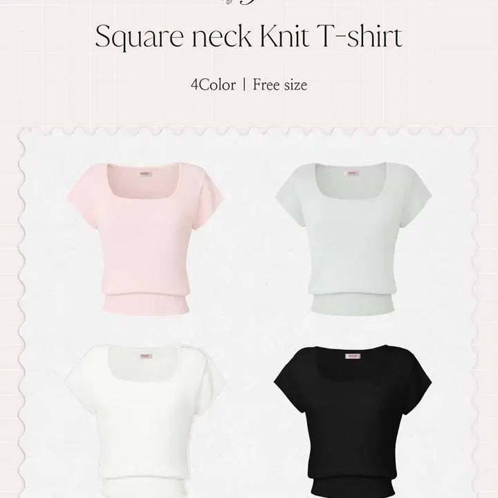 [BUNJANG] MAYOON Baby Pink Short Sleeve Knit Top / 메이윤 군살삭제핏 반팔니트 베이비핑크 새상품
