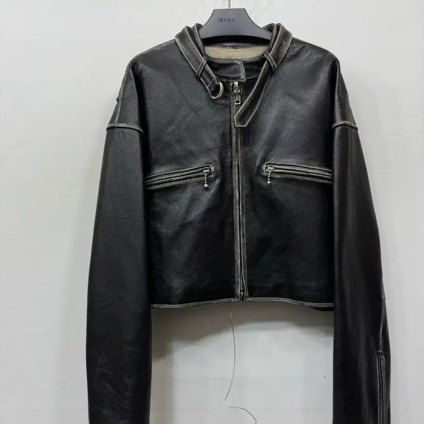 [BUNJANG] Ellenark Cowhide Leather Jacket / M) 엘런아크 소가죽 자켓
