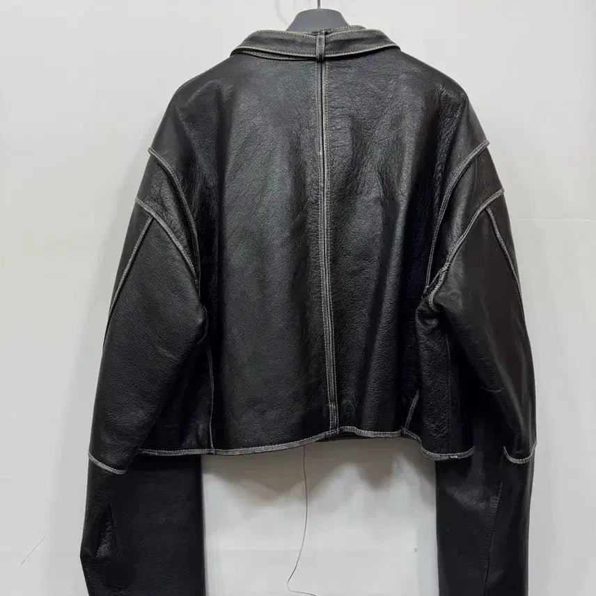 [BUNJANG] Ellenark Cowhide Leather Jacket / M) 엘런아크 소가죽 자켓