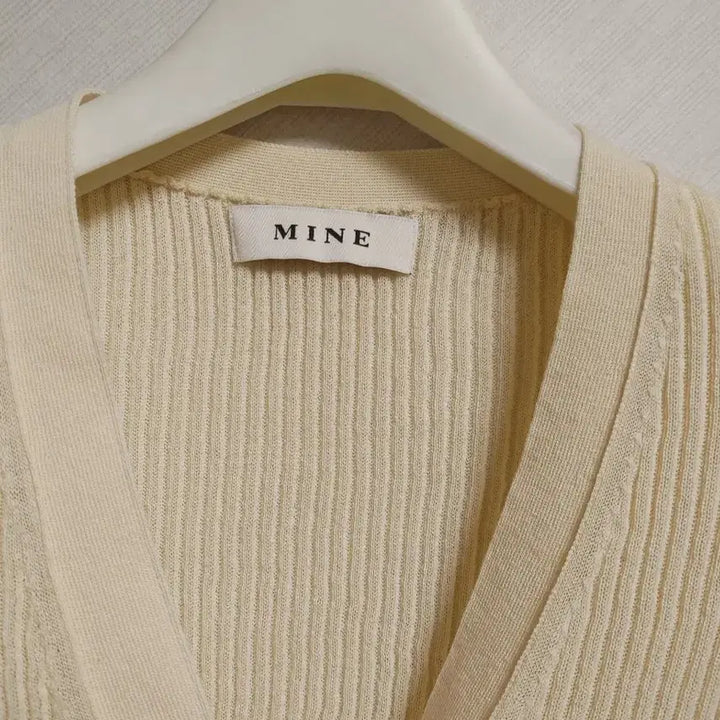 [BUNJANG] Hansum Mine Ribbed Cardigan / 한섬 마인 골지 가디건