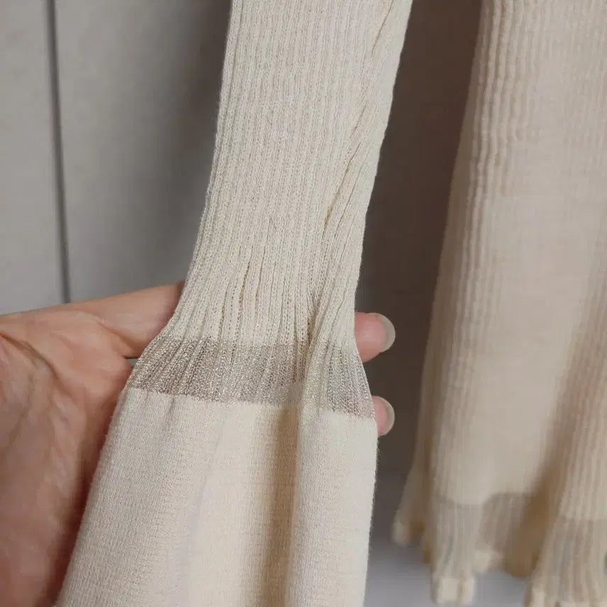 [BUNJANG] Hansum Mine Ribbed Cardigan / 한섬 마인 골지 가디건
