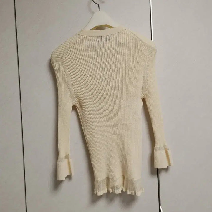 [BUNJANG] Hansum Mine Ribbed Cardigan / 한섬 마인 골지 가디건