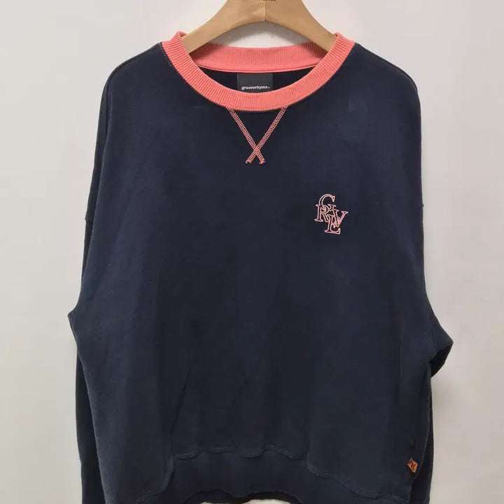[BUNJANG] Groove Rhyme Flower Patch Sweatshirt / (208) 그루브라임 플라워 맨투맨