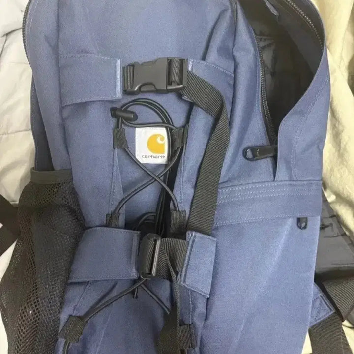 [BUNJANG] Carhartt WIP Kickflip Backpack Blue / 칼하트 WIP 킥플립 백팩 블루