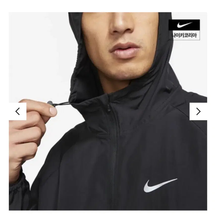 [BUNJANG] Nike Repel Miler Running Jacket - Black, Size L / 나이키 리펠 마일러 러닝 자켓 100 L