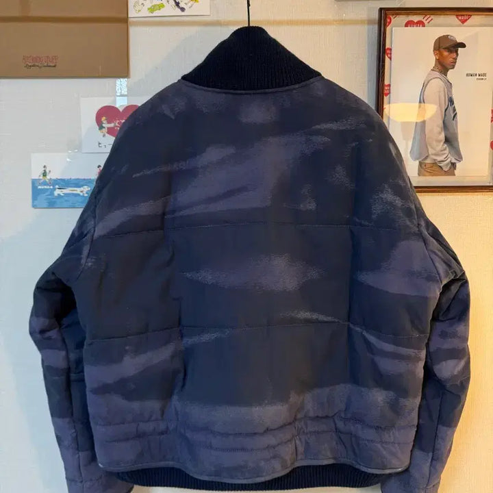 [BUNJANG] Diesel Flight Bomber Padded Jacket Navy / [L]Diesel 디젤 플라이트 봄버 패딩 자켓 네이비