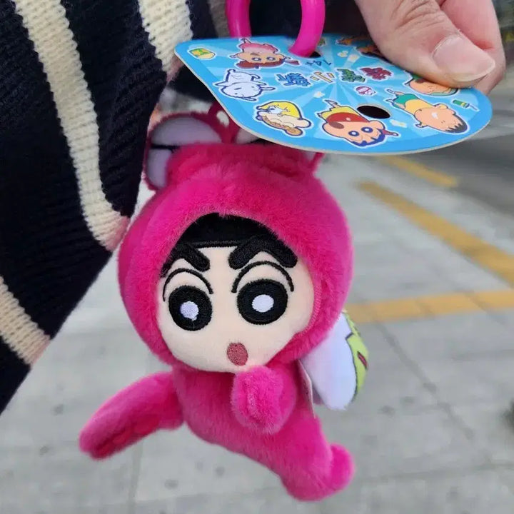 [BUNJANG] Choco-bi Crayon Shin-chan Keychain / 새) 초코비 짱구 키링