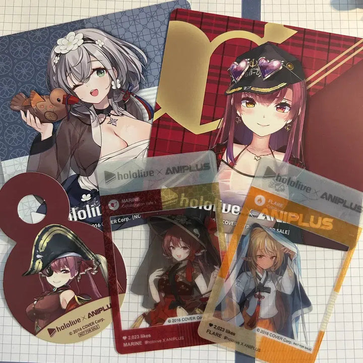 [BUNJANG] Hololive 3rd Gen Animeplus Collaboration Cafe Set / 홀로라이브 3기생 :: 애니플러스 콜라보 카페 세트