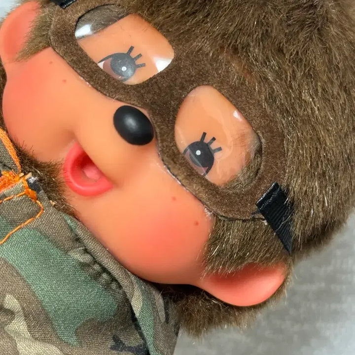 [BUNJANG] Sekiguchi Monchhichi Military Camouflage Set / 세키구치 몬치치 인형 카모플라쥬 | 밀리터리 몬치치 세트 | 고전 몬치치