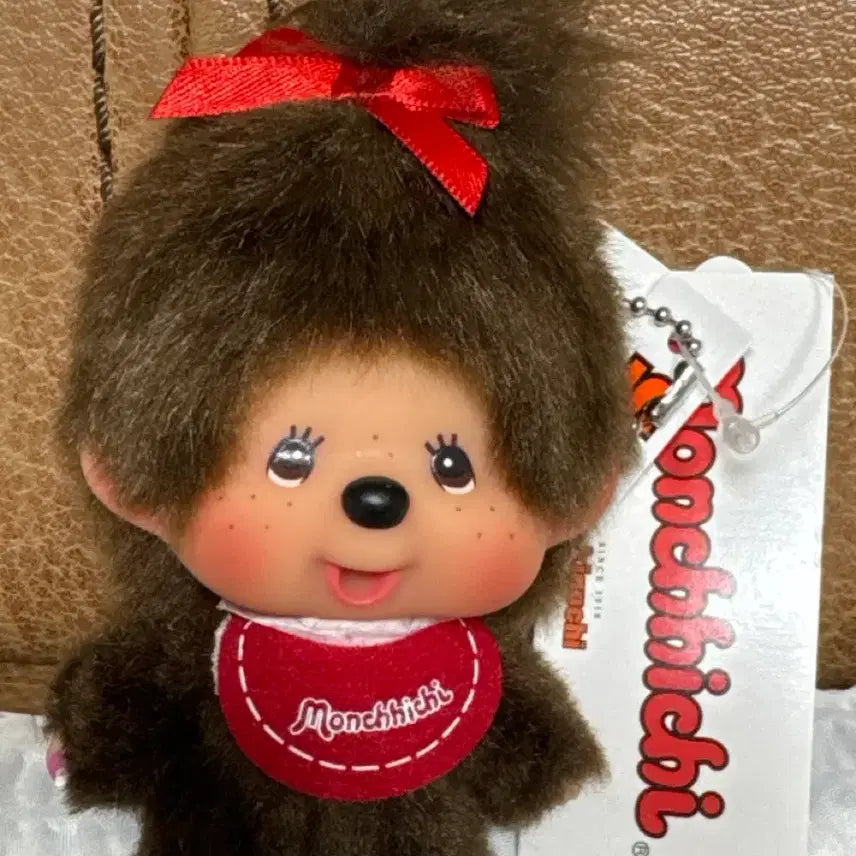 [BUNJANG] Monchhichi Big Head Girl Keyring / 몬치치 대두 여자 키링