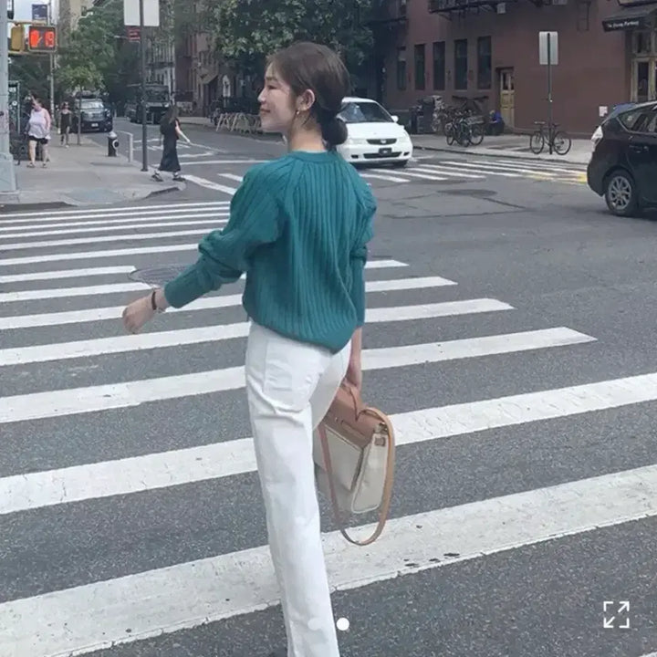[BUNJANG] Gasenara Salt Cotton Pants White / 가내스라 솔트 코튼 팬츠 화이트 팬츠 퍼빗 슬로우앤드 오디네르