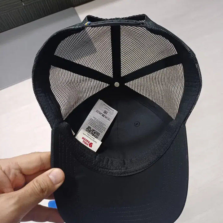 [BUNJANG] Fjällräven Black Mesh Ball Cap (L-LX) / 피엘라벤 블랙 볼캡 메쉬캡 모자 L-LX