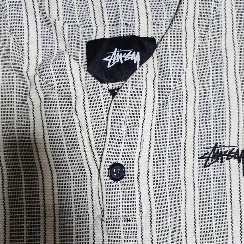 [BUNJANG] Stussy Striped Long Sleeve Shirt / 스투시 스트라이프 긴팔