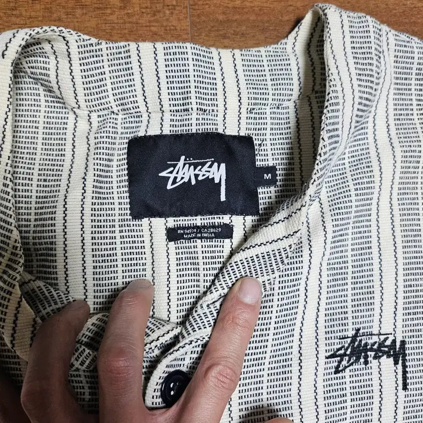 [BUNJANG] Stussy Striped Long Sleeve Shirt / 스투시 스트라이프 긴팔