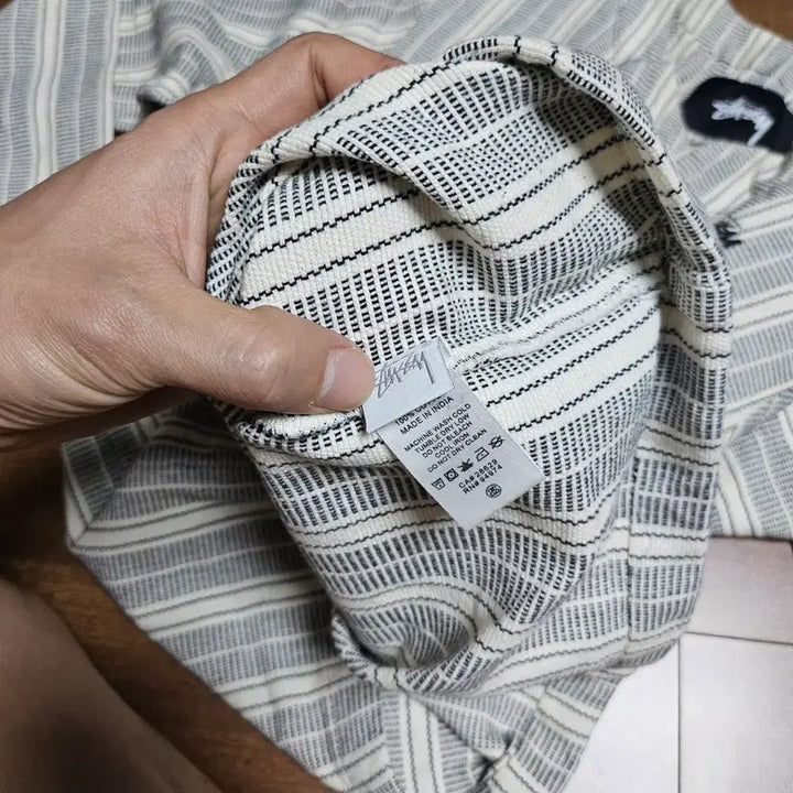 [BUNJANG] Stussy Striped Long Sleeve Shirt / 스투시 스트라이프 긴팔