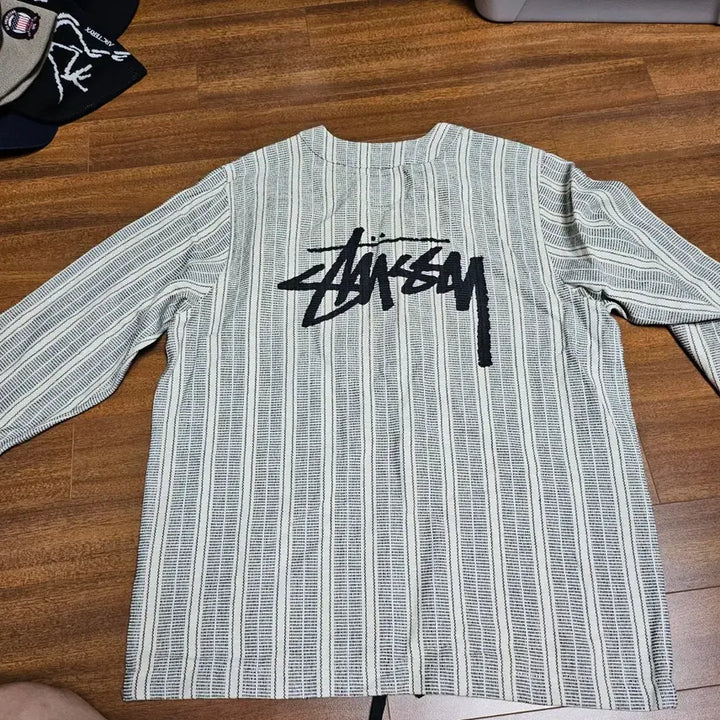 [BUNJANG] Stussy Striped Long Sleeve Shirt / 스투시 스트라이프 긴팔