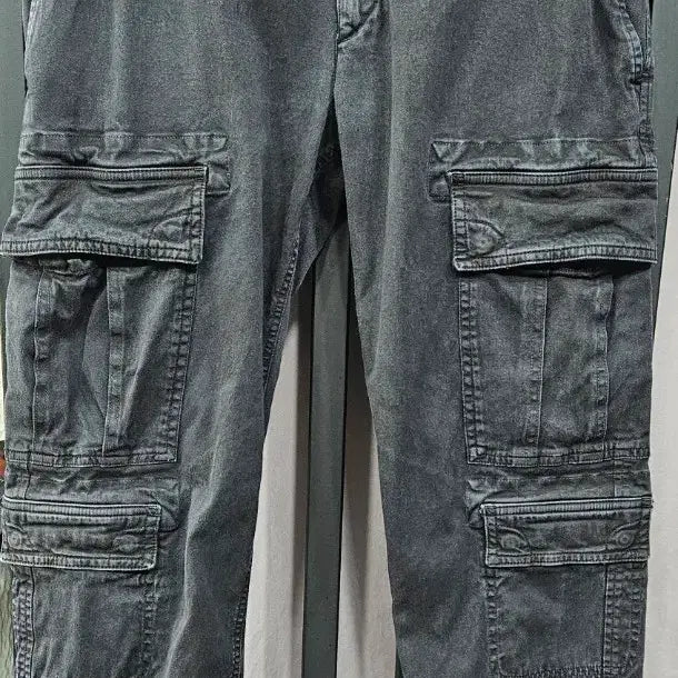 [BUNJANG] Neil Barrett Washed Biker Cargo Pants Skinny Fit Size 48 / 닐바렛  워싱 바이커 카고팬츠 스키니핏 48 (약30인치)