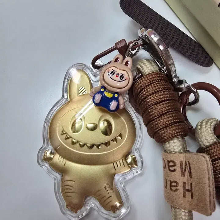 [SOLD OUT] 순금 20mg 골드 라부부 키링 새상품 팝니다