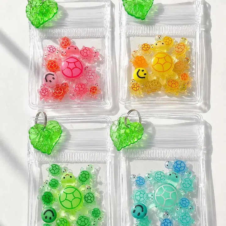 [BUNJANG] Lucky Turtle Charm Keychain / 행운의 거북이 키링 (랜덤가능, 선택가능)