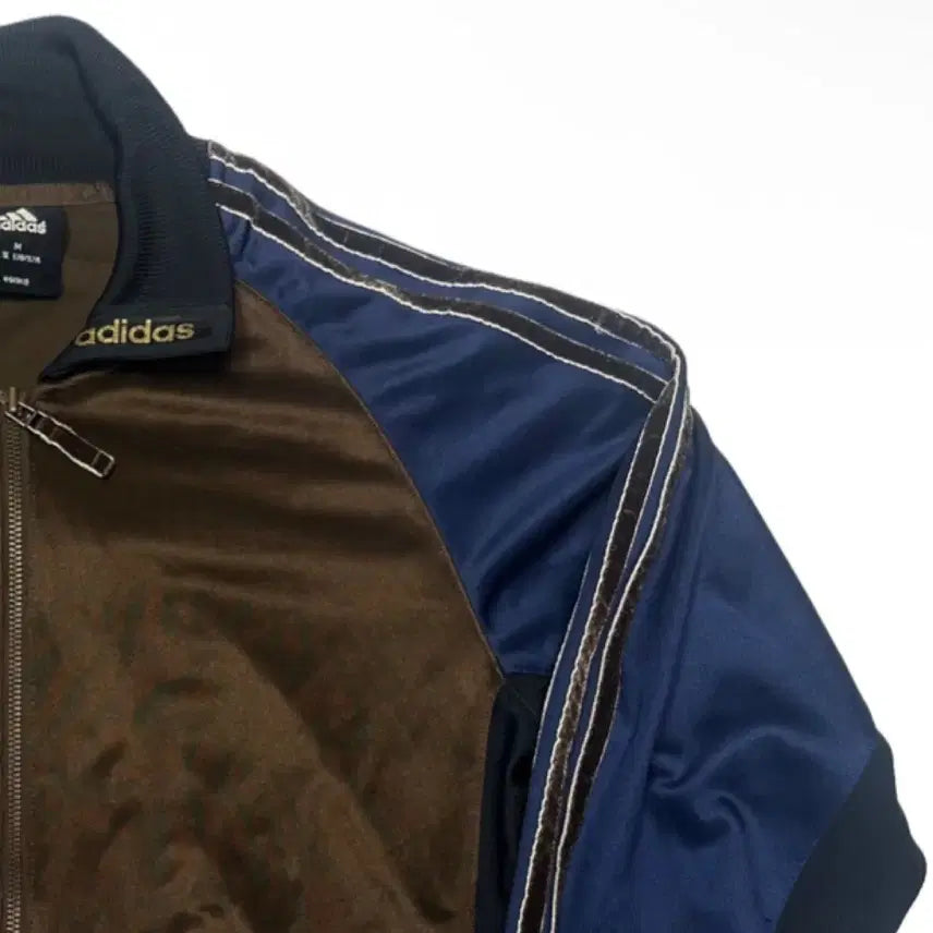 [BUNJANG] Adidas 00s Velvet Track Top Jersey M / 아디다스 00s 벨벳 브라운트랙탑져지 M