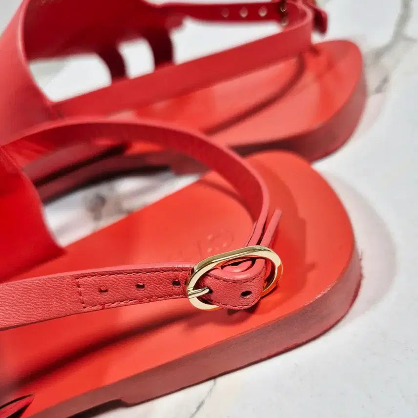 [BUNJANG] Chanel Goatskin Thong Sandals Slippers / (정품) 샤넬 고트스킨 토링 샌들 조리 슬리퍼 37.5