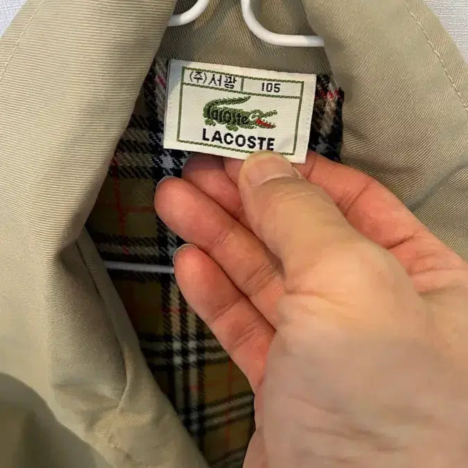 [BUNJANG] Lacoste 90s Blue Blouson Jacket / 90s 서광 라코스테 블루종 올드스쿨
