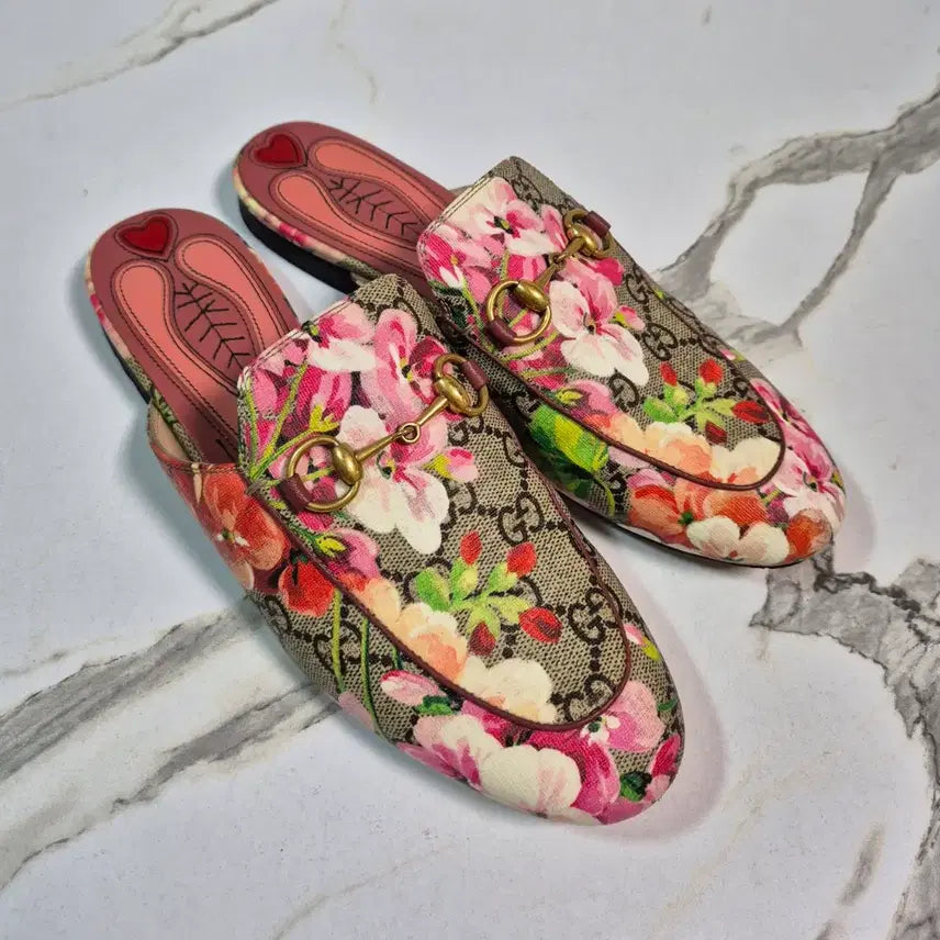 [BUNJANG] Gucci Princetown Blossom Slipper Mule Shoes / (정품) 구찌 프린스타운 블러섬 슬리퍼 뮬 신발 35.5