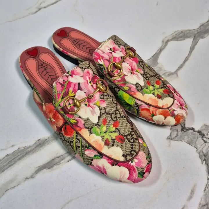 [BUNJANG] Gucci Princetown Blossom Slipper Mule Shoes / (정품) 구찌 프린스타운 블러섬 슬리퍼 뮬 신발 35.5