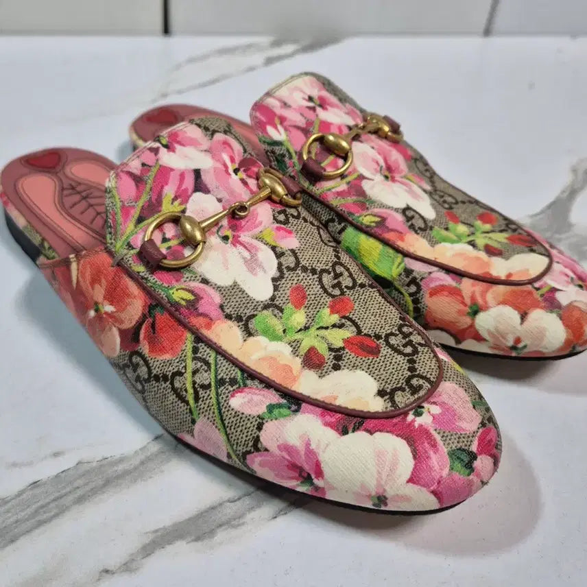 [BUNJANG] Gucci Princetown Blossom Slipper Mule Shoes / (정품) 구찌 프린스타운 블러섬 슬리퍼 뮬 신발 35.5