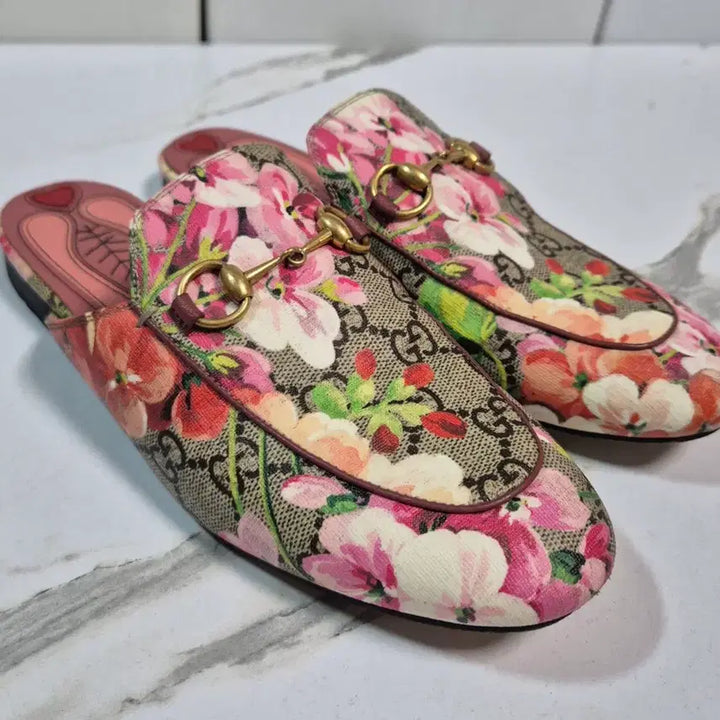 [BUNJANG] Gucci Princetown Blossom Slipper Mule Shoes / (정품) 구찌 프린스타운 블러섬 슬리퍼 뮬 신발 35.5