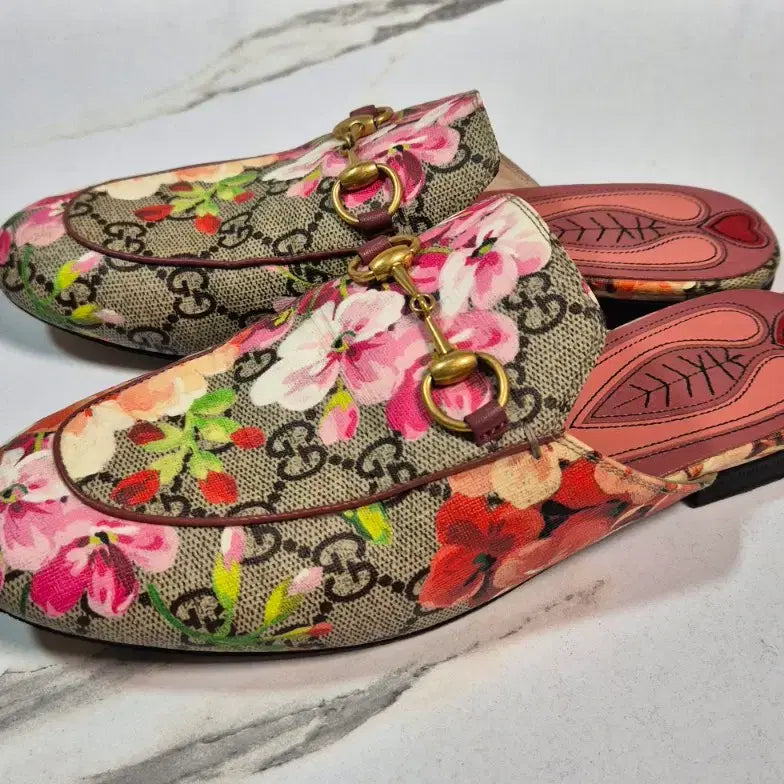 [BUNJANG] Gucci Princetown Blossom Slipper Mule Shoes / (정품) 구찌 프린스타운 블러섬 슬리퍼 뮬 신발 35.5