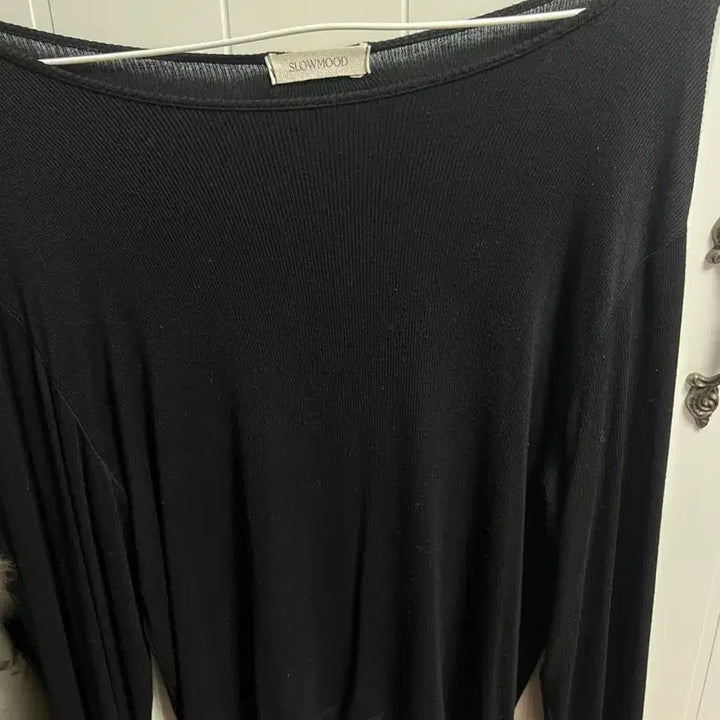 [BUNJANG] Slow and Black Long Sleeve T-shirt / 슬로우앤드 블랙 긴팔 티셔츠