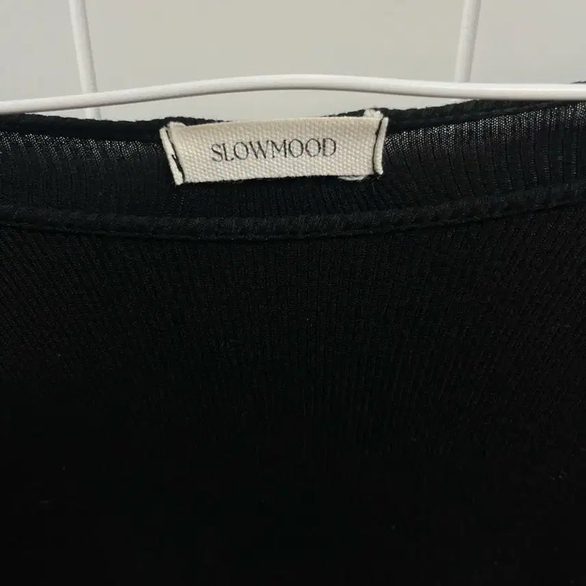 [BUNJANG] Slow and Black Long Sleeve T-shirt / 슬로우앤드 블랙 긴팔 티셔츠