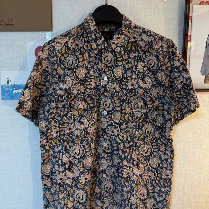 [BUNJANG] Beams+ Floral Pattern Short Sleeve Shirt / [M]Beams+ 빔즈 플로럴 패턴 반팔셔츠