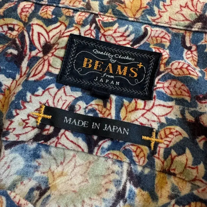 [BUNJANG] Beams+ Floral Pattern Short Sleeve Shirt / [M]Beams+ 빔즈 플로럴 패턴 반팔셔츠