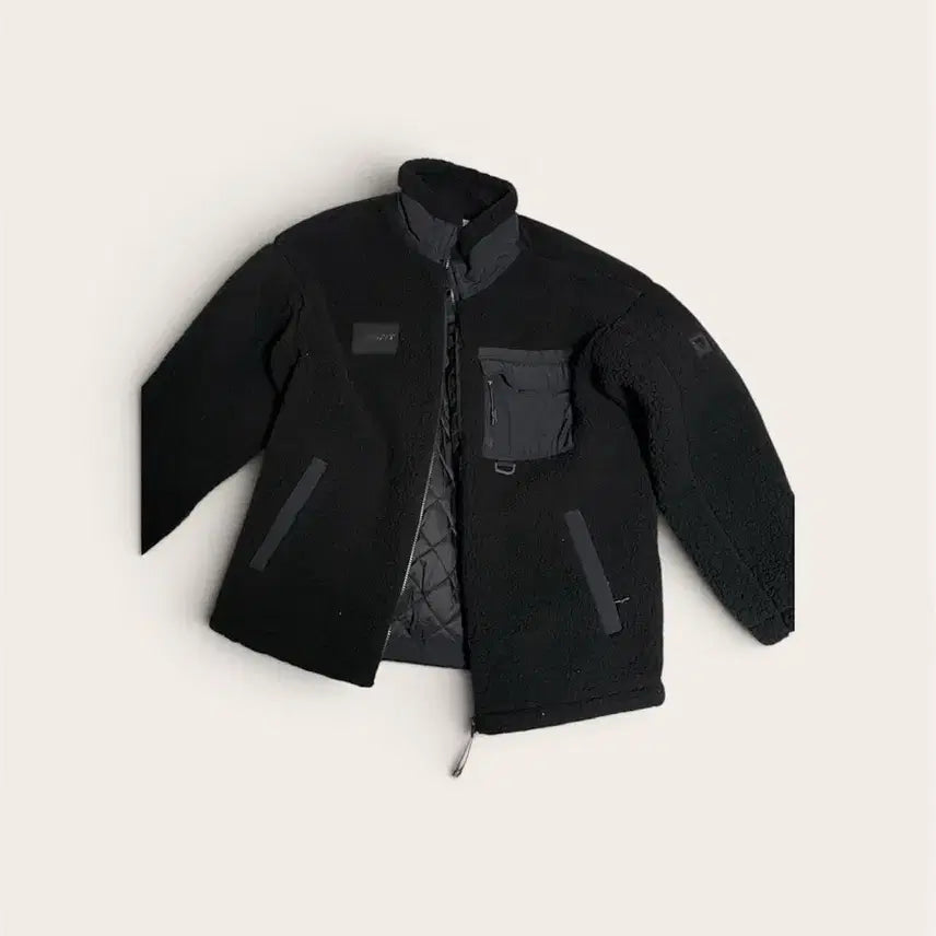 [BUNJANG] Canyon Fleece Jacket Black / CANYON (캐니언) 플리스 자켓 Black