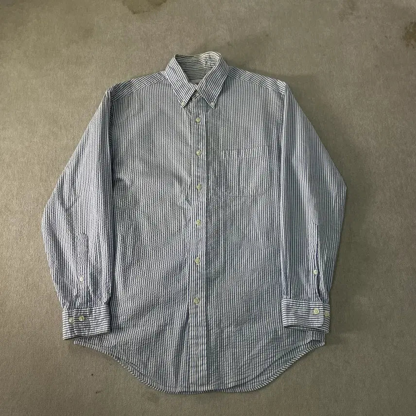 [BUNJANG] Brooks Brothers Seersucker Stripe Shirt / 100 브룩스 브라더스 시어서커 스트라이프 셔츠