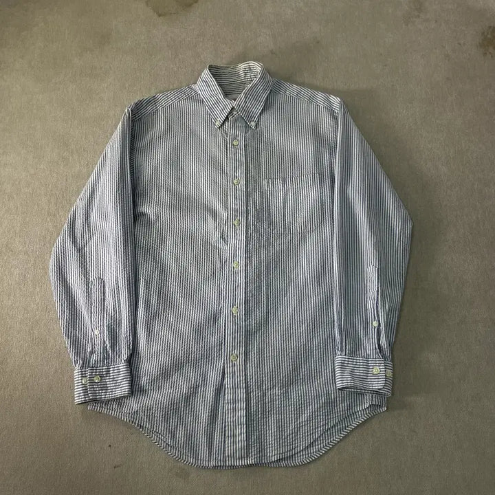 [BUNJANG] Brooks Brothers Seersucker Stripe Shirt / 100 브룩스 브라더스 시어서커 스트라이프 셔츠