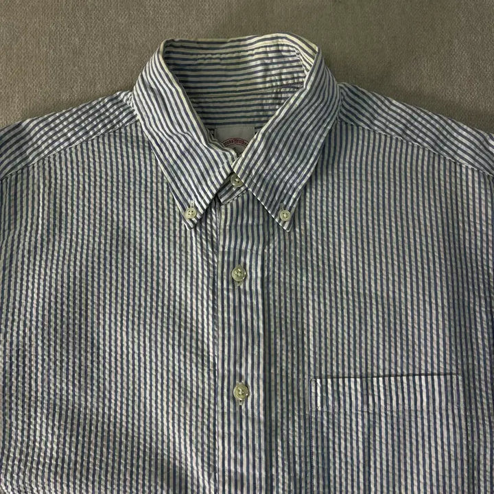 [BUNJANG] Brooks Brothers Seersucker Stripe Shirt / 100 브룩스 브라더스 시어서커 스트라이프 셔츠