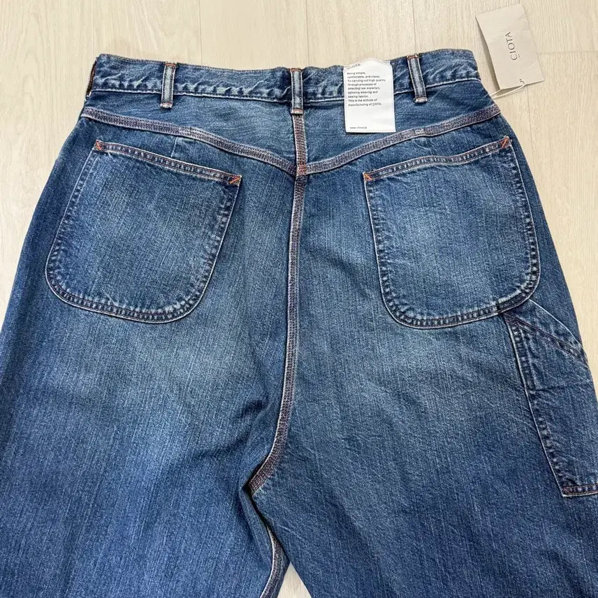 [BUNJANG] CIOTA Denim Painter Pants Medium Dark Blue / [새제품] 시오타 데님 페인터 팬츠 미디엄 다크블루 5